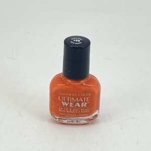 Maybelline Ultimate Wear #‎ 150 Orange Burst Nail Enamel New